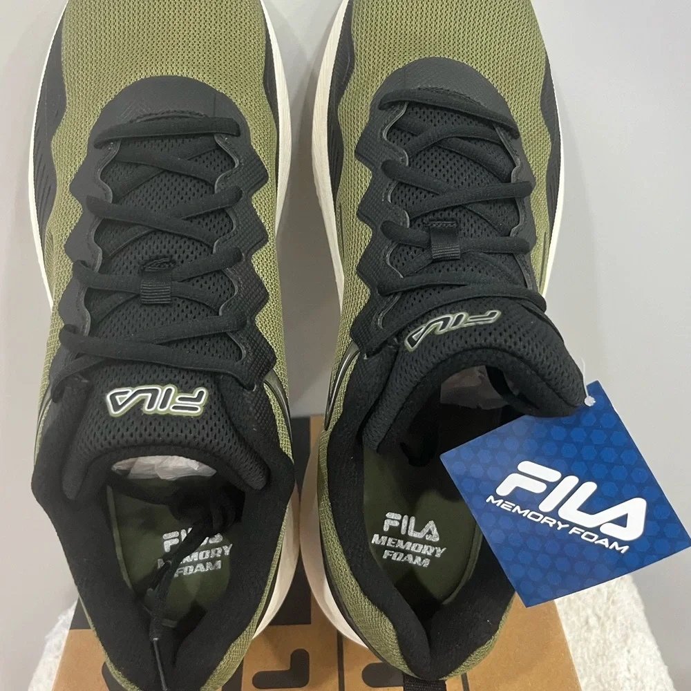 Fila Olive and‎ Black Athletic Shoes
